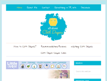 Tablet Screenshot of allaboutclothdiapers.com